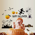 PVC Halloween Pumpkin Decorative Stickers Custom Wall Decoration Stickers